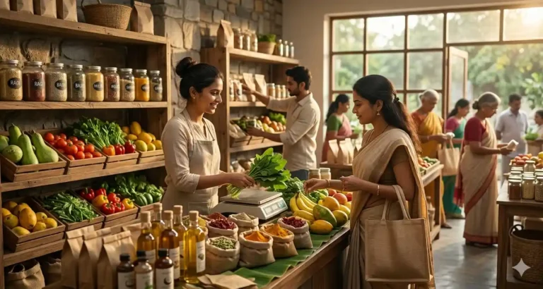 Low investment organic food business plan in India